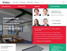 Tablet Screenshot of inteco.nl