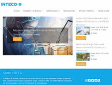 Tablet Screenshot of inteco.org